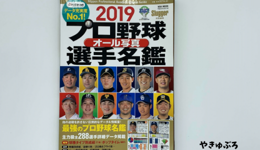 プロ選手名鑑のおすすめを紹介するよ！スラッガー2019【購入レビュー】